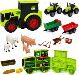 Farmářská sada v traktoru – přenosná farma 28 dílů