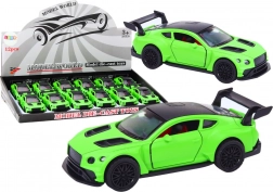 Sportovní auto 1:32 s setrvačníkem, matná zelená