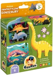 Puzzle – fantastičtí dinosauři (5×9 dílků)