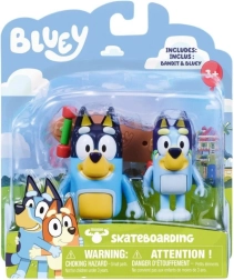Figurky Bluey na skateboardu