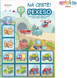 Pexeso Na Cestě - Omalovánky a Pracovní Sešity