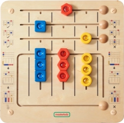 Masterkidz třídicí tabule Diamanty – nástěnná montessori vzdělávací hra