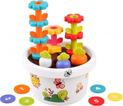 Hola Edukační Květináč 12m+ s Hračka Sorter a Pyramida
