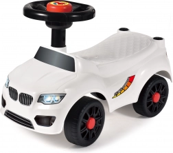 Odrážedlo bez opěradla bílé 50 × 21,5 × 33 cm