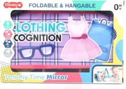 Měkká knížka 3v1 pro nejmenší se zrcátkem a kousátkem