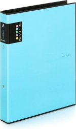 Pořadač A4 PASTELINI modrý, 2kroužkový lamino