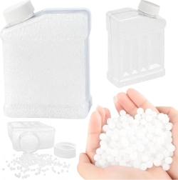 Hydrogelové kuličky do gelových pistolí, bílé – 20000 ks