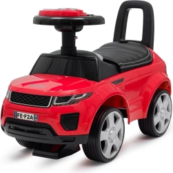Dětské odrážedlo BABY MIX Prime SUV červené s koženkovým sedlem