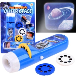 Dětská projektorová svítilna s vesmírnými motivy