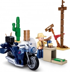 Sluban motorkář na výletě – stavebnice motorky (73 dílků)