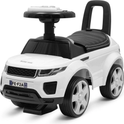 Dětské odrážedlo Baby Mix Prime SUV bílé s koženým sedadlem
