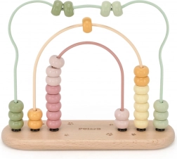 Dřevěné kuličkové bludiště POLARB pro první počítání