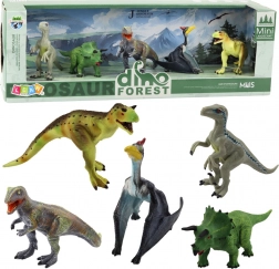 Sada realistických figurek dinosaurů Les 5 ks