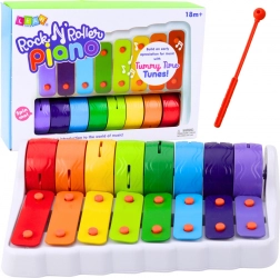 Rock N' Roller piano pro děti - otočné barevné kolo