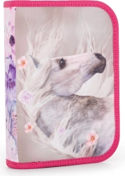 Školní penál jednopatrový OXYBAG Kůň Romantic