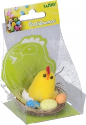 Dekorativní kuřátko v hnízdě