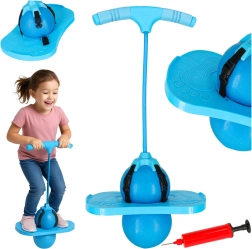 Skákací balanční pogo míč pro děti – modrý