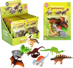Sada dinosaurů – gumové figurky pro děti od 3 let, mix modelů a barev