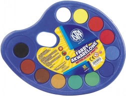 Vodové barvy Astra 12 barev