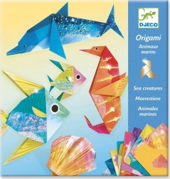 Origami metalické pod vodou