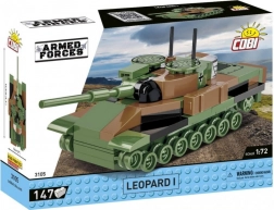 Stavebnice tanku LEOPARD I 1:72 – 147 dílků