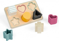 bigjigs toys vkládací puzzle tvary z fsc dřeva