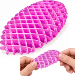 Fialový elastický antistresový fidget