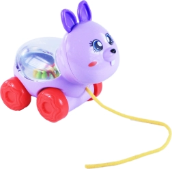 Tahací králíček s barevnými kuličkami