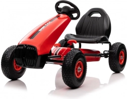 Červený šlapací motokára pro děti