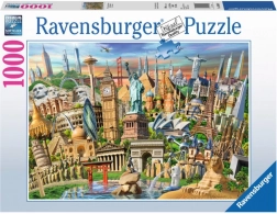 Puzzle světové pamětihodnosti 1000 dílků RAVENSBURGER