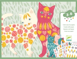 Djeco tvoření z papíru Kočky