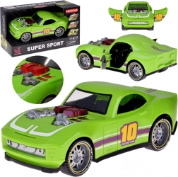 Sportovní závodní autíčko se světly a zvuky, otevírací dveře