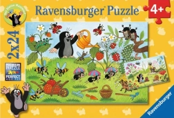 Puzzle RAVENSBURGER Krteček na zahrádce 2×24 dílků