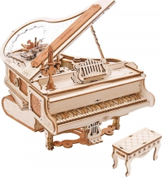 Dřevěná hrací skříňka Kouzelné piano