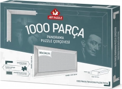 Rám na puzzle 96x34 cm bílý