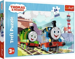 Puzzle 24 maxi – Tomáš a Percy na kolejích Thomas & Friends