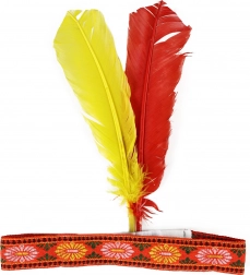 Indiánská čelenka s péry