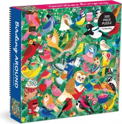 Puzzle Mudpuppy Ptačí svět 500 dílků