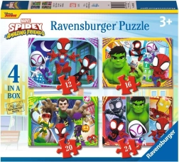 Puzzle RAVENSBURGER Spidey a jeho úžasní přátelé 4v1