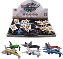 Letadla pro děti 10 cm - sada 12 ks