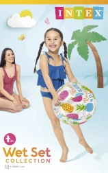 Nafukovací plážový míč 51 cm INTEX – různé motivy