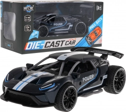 Kovové tahací autíčko 1:32 s gumovými koly a zvuky – Power