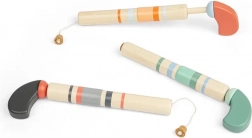 Dřevěná pistole špuntovka pro děti