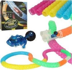 Dětská stavebnice - Flexibilní závodní dráha s rychlým autíčkem