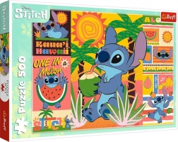 Puzzle 500 dílků LILO A STITCH – prázdniny se Stitchem