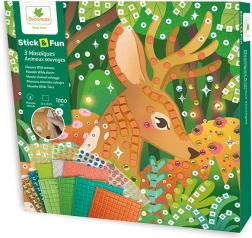 Mozaiková sada lesní zvířata