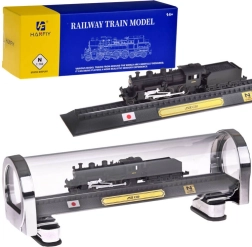 Kolekcionářský model lokomotivy JNR C50 1:160 v ochranné vitríně