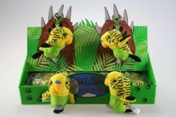 Plyšová andulka žlutá klíčenka