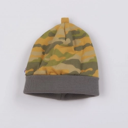 Kojenecká bavlněná čepička NEW BABY With Love hořčicová