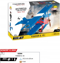 Stavebnice COBI Fokker D.VII – historický model letounu 1:32